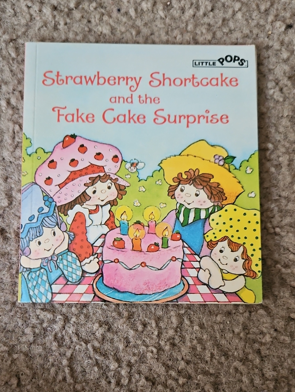 Strawberry Shortcake And The Fake Cake Surprise Pop Up Book 1983 Vintage